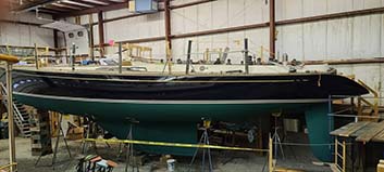 sailboat new rudder