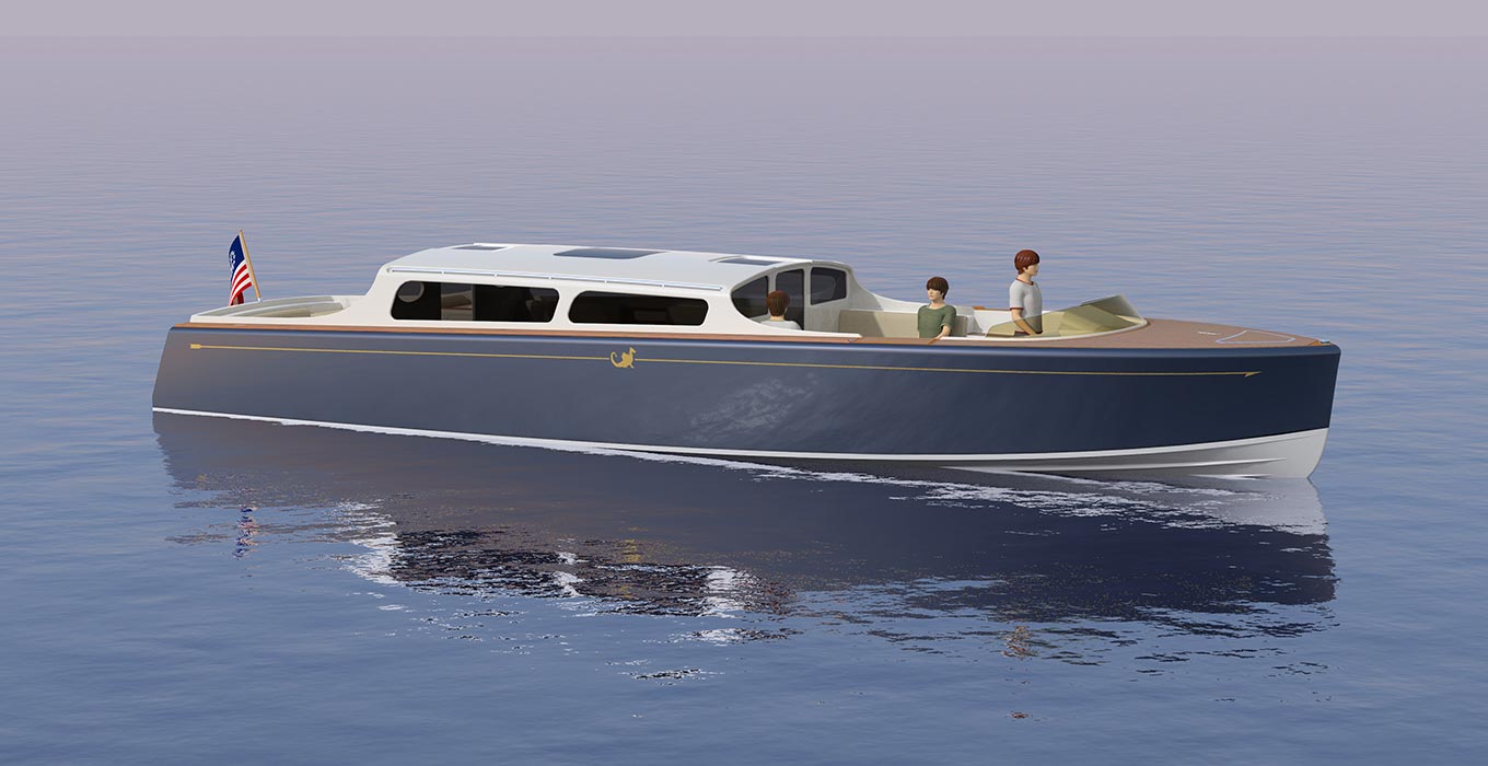 sleek yacht tenders